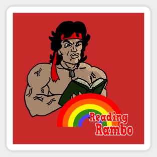 reading rambo! Magnet